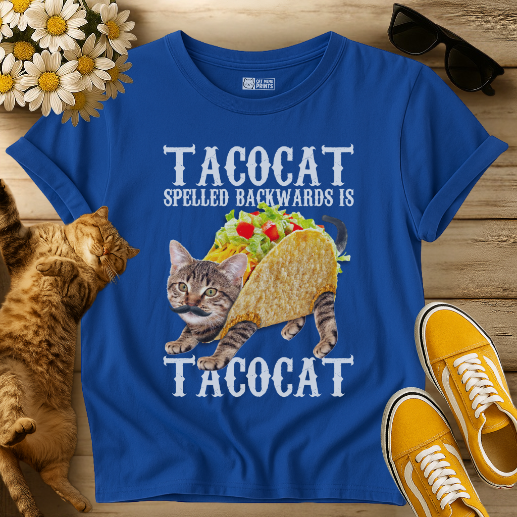 Taco Cat Spelled Backwards is Tacocat T-Shirt
