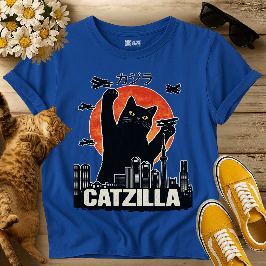 Funny Catzilla T-Shirt
