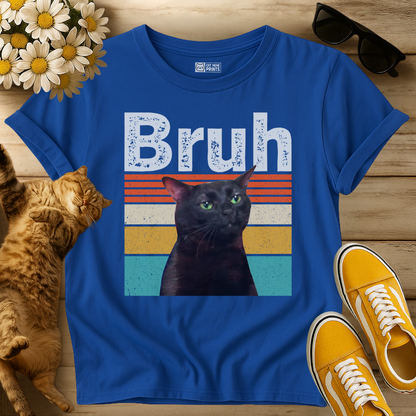 Bruh Cat Meme Vintage T-Shirt