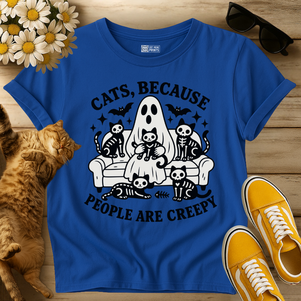Cats Because People are Creepy T-Shirt
