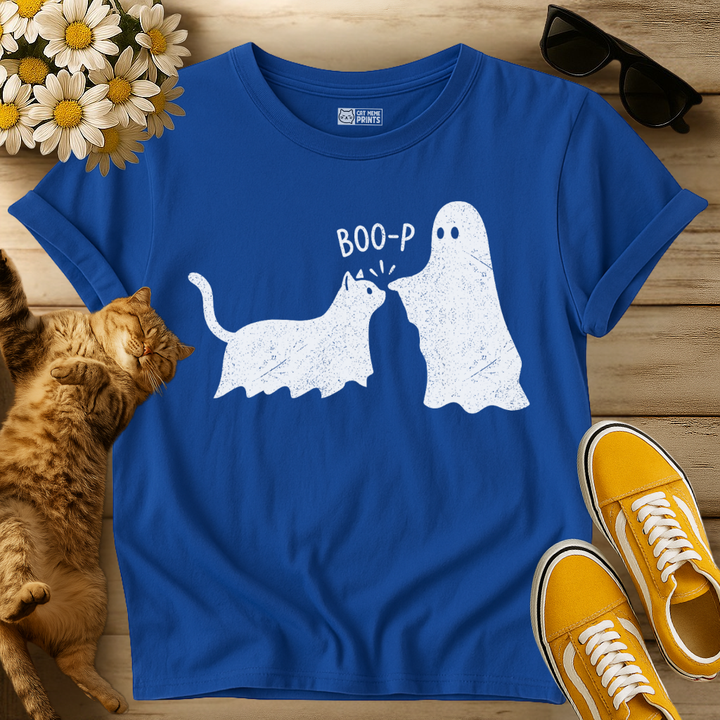 Boo-p Cat Ghost T-Shirt
