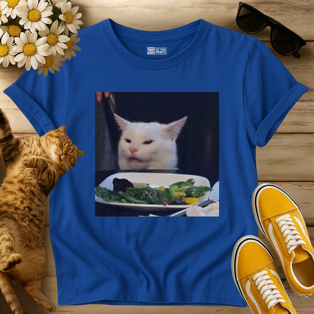 Cat at the Dinner Table T-Shirt