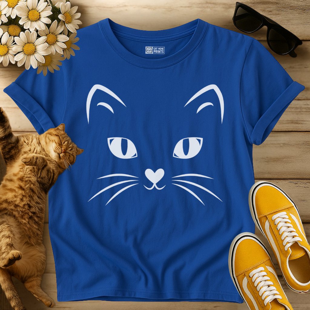 Cute Kitty Face T-Shirt