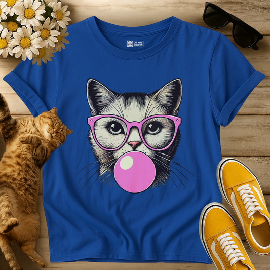 Kitty Blowing Bubble Gum T-Shirt