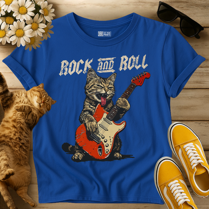 Guitarist Cat Rock and Roll T-Shirt