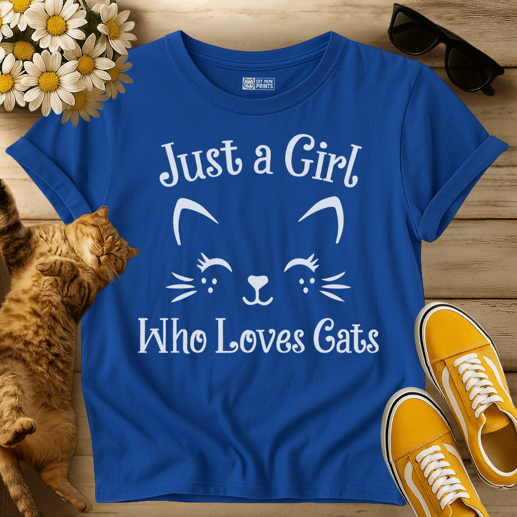 Just A Girl Who Loves Cats T-Shirt
