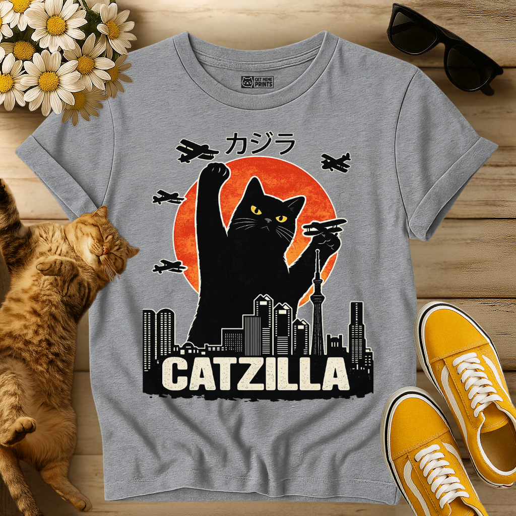 Funny Catzilla T-Shirt