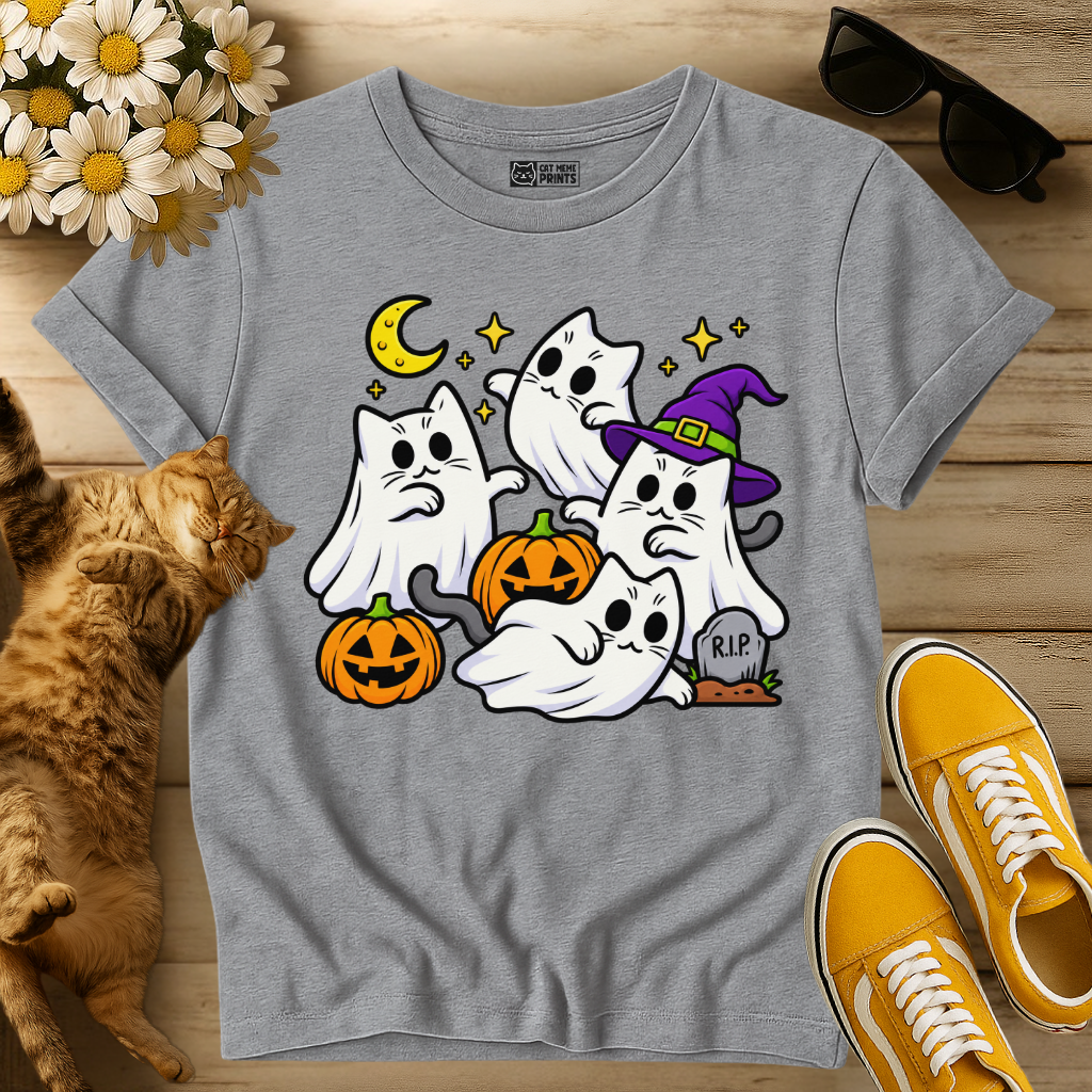 Cats Ghosts Costume T-Shirt