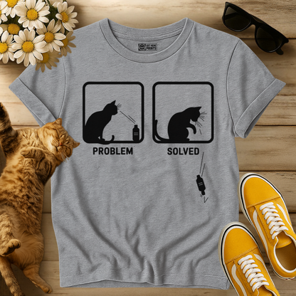 Funny Cat Problem Solved T-Shirt