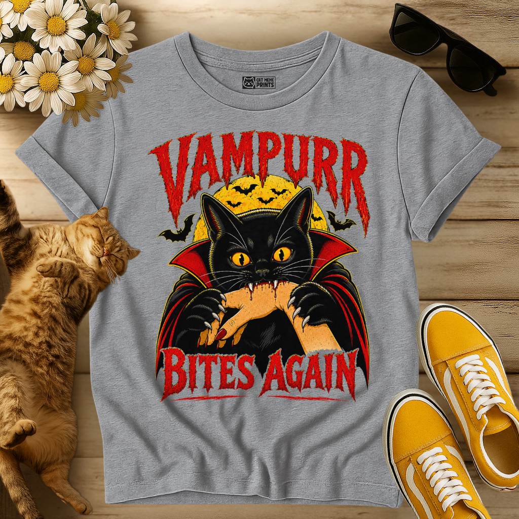 Cat Vampurr Bites Again T-Shirt
