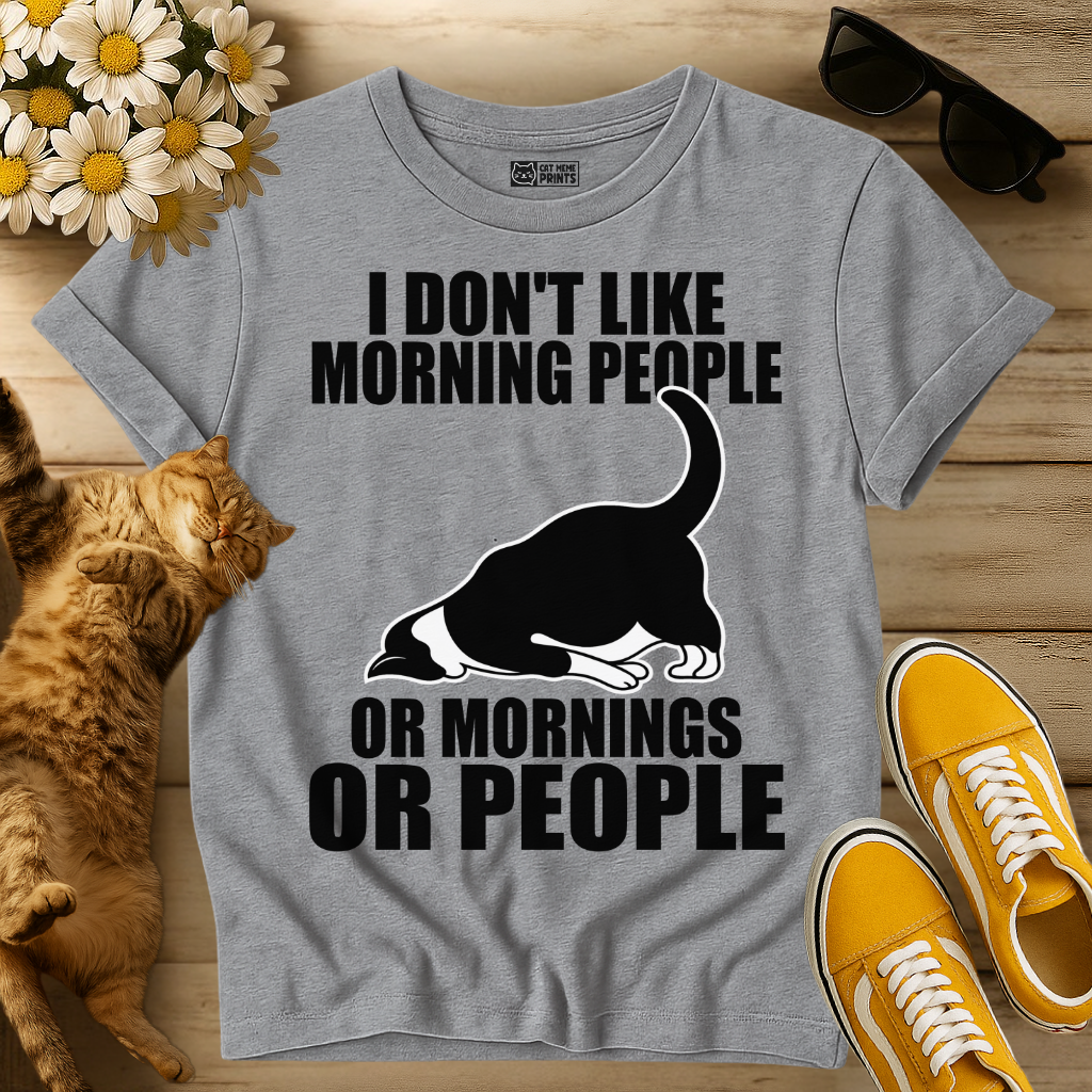 I Don't Like Morning People Or Mornings Or People T-Shirt