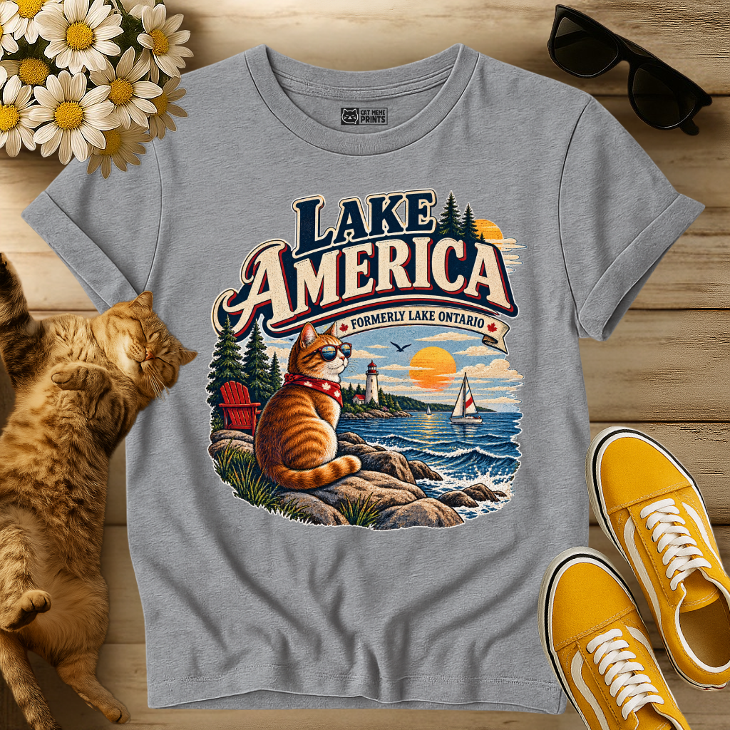 Lake America Cat T-Shirt