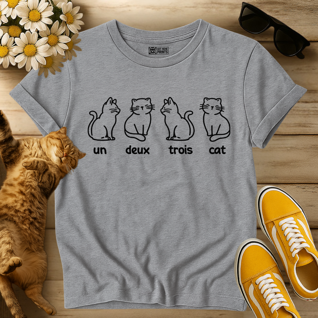 Un Deux Trois Cat T-Shirt