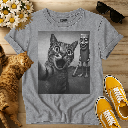 Cat Selfie Tung Tung Tung Sahur T-Shirt