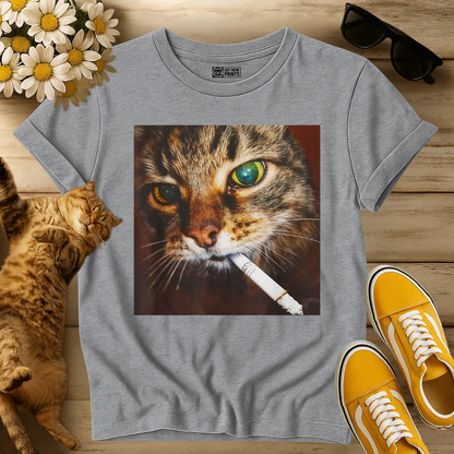 Cat Smoking Selfie T-Shirt