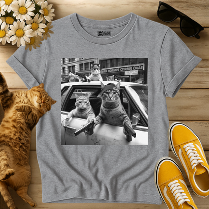 Gangster Cats Street T-Shirt