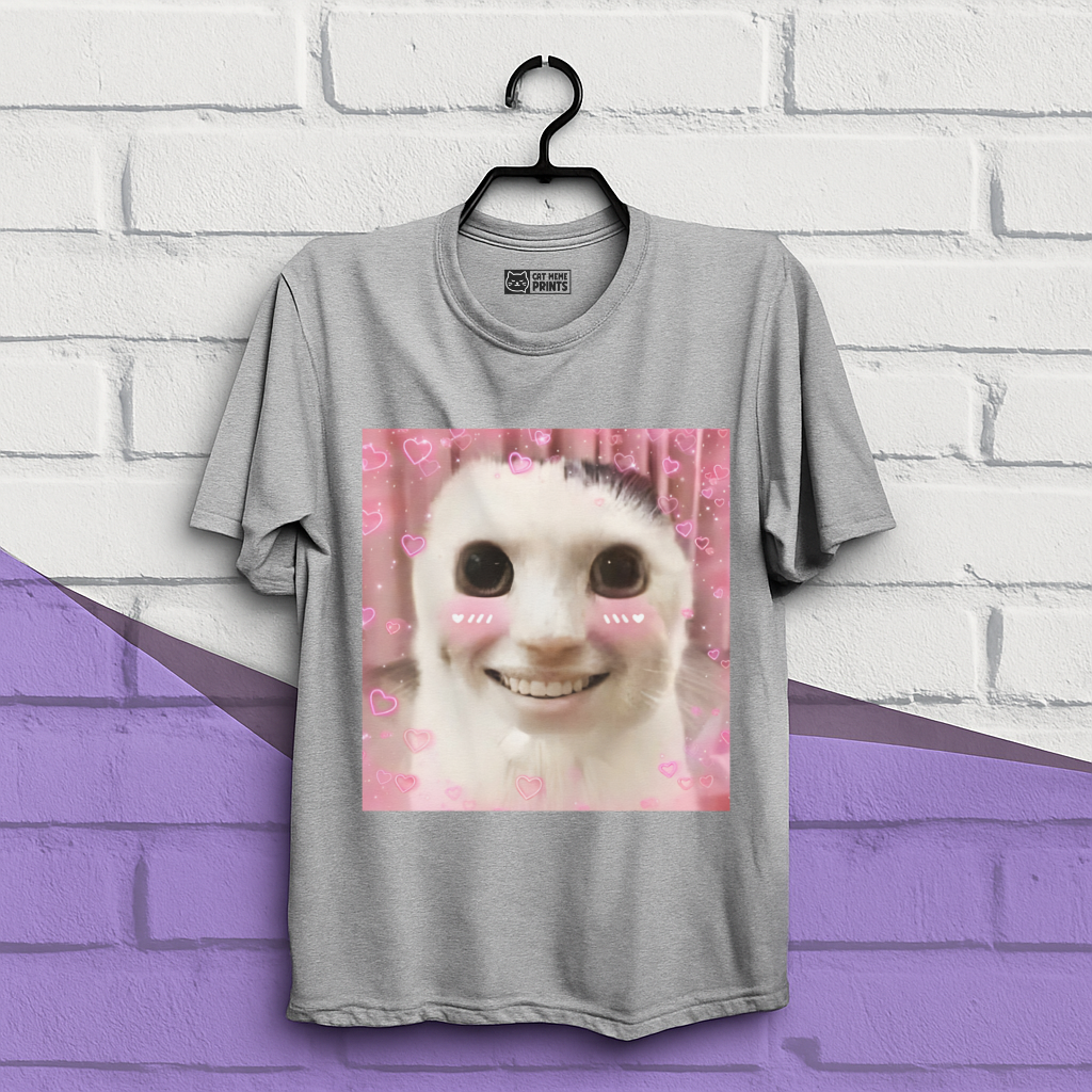 Goofy ahh Cat Meme T-Shirt
