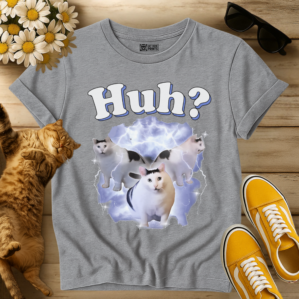 Huh Cat Meme T-Shirt