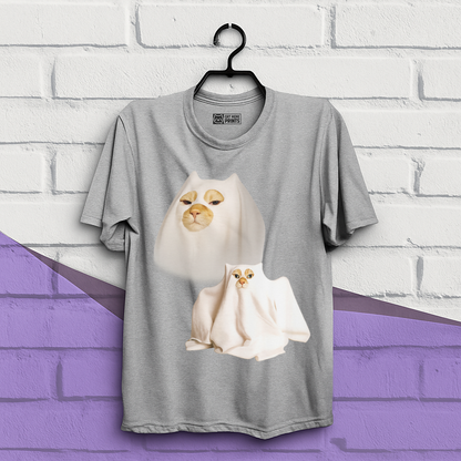 Ghost Cat Meme T-Shirt