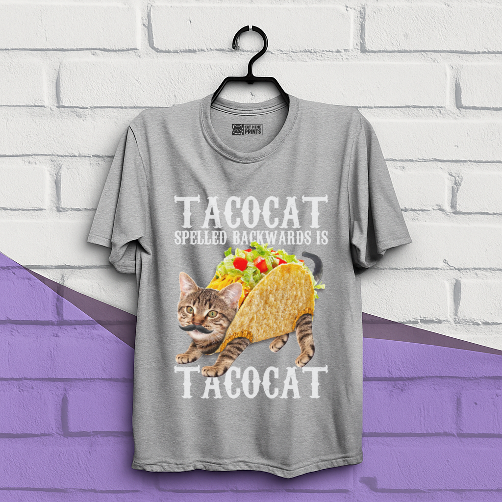 Taco Cat Spelled Backwards is Tacocat T-Shirt