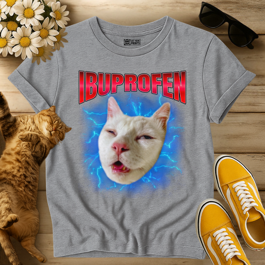 Ibuprofen Cat Meme T-Shirt