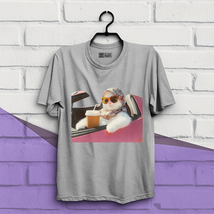 Cat Driving Meme T-Shirt
