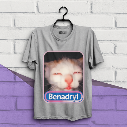 Benadryl Cat Meme T-Shirt
