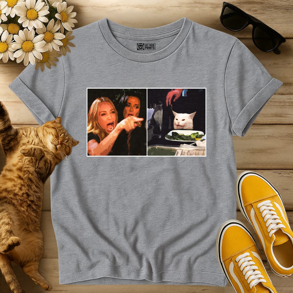 Woman Yelling at a Cat T-Shirt