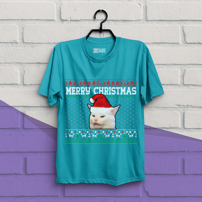 Cat Merry Christmas T-Shirt