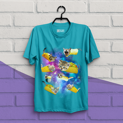 Taco Cat Space Galaxy T-Shirt