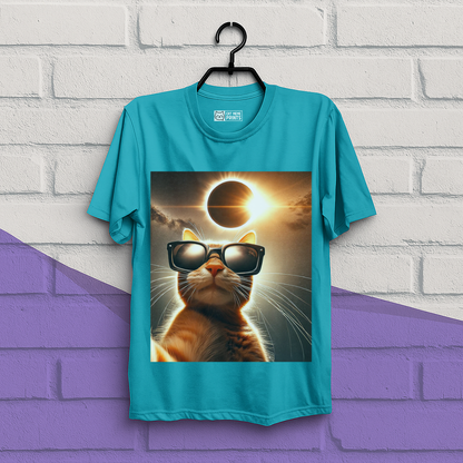Cat Taking a Selfie with Solar T-Shirt