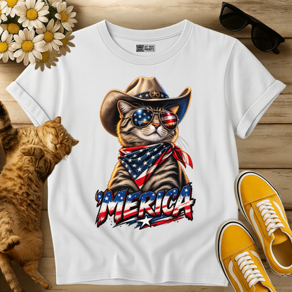 Merica Cat T-Shirt