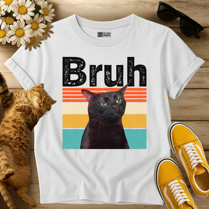 Bruh Cat Meme Vintage T-Shirt
