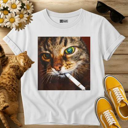 Cat Smoking Selfie T-Shirt