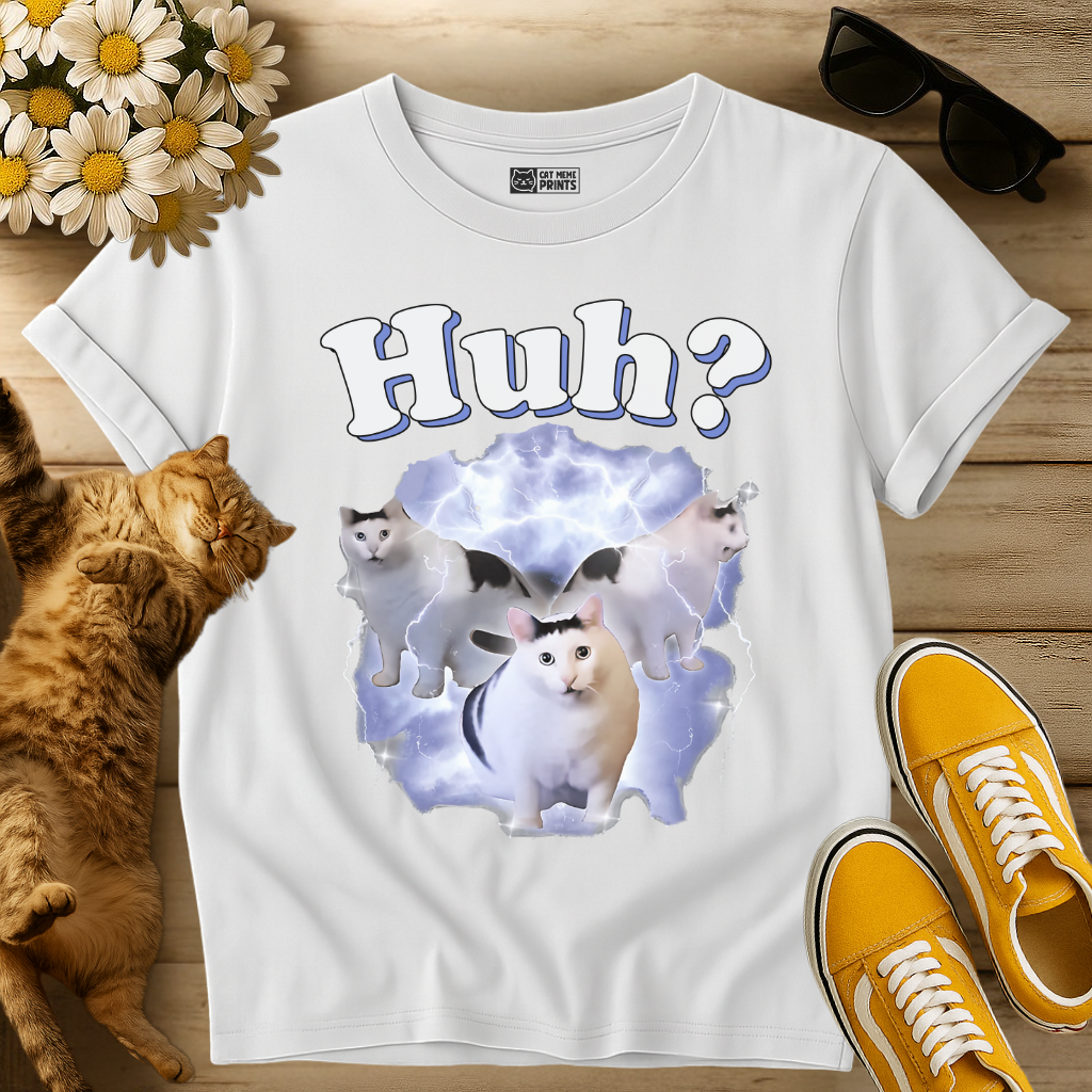 Huh Cat Meme T-Shirt