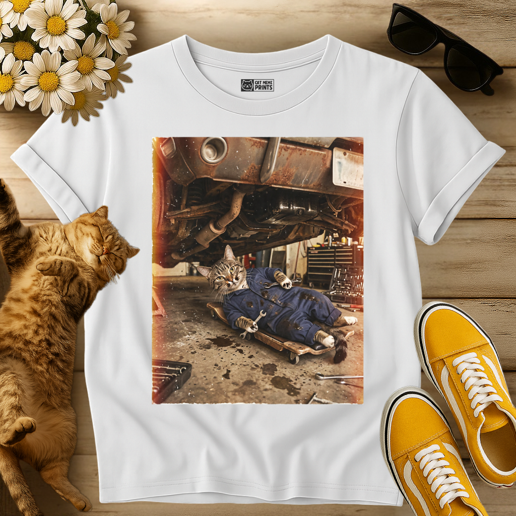 Cat Mechanic T-Shirt