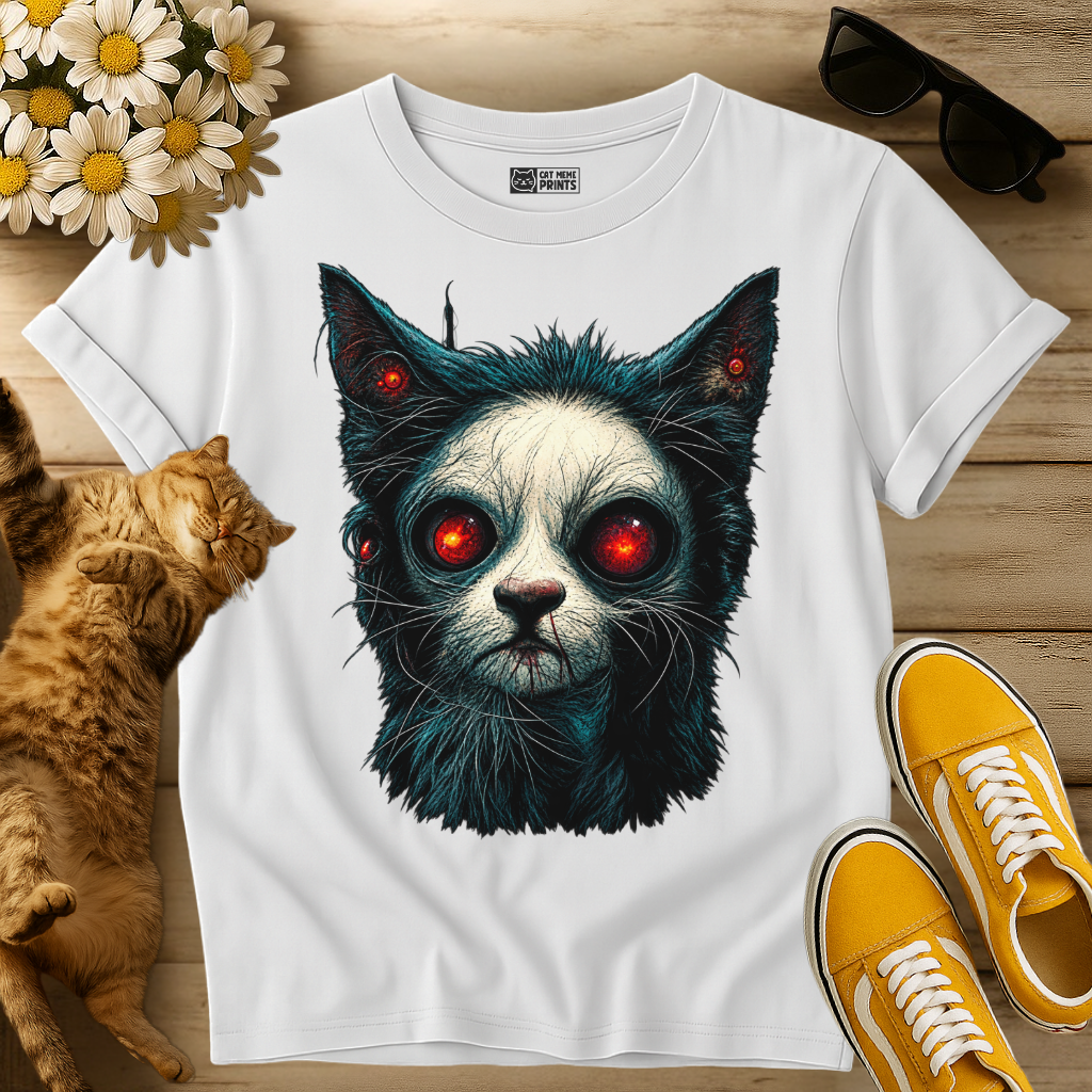 Zombie Cat Horror T-Shirt