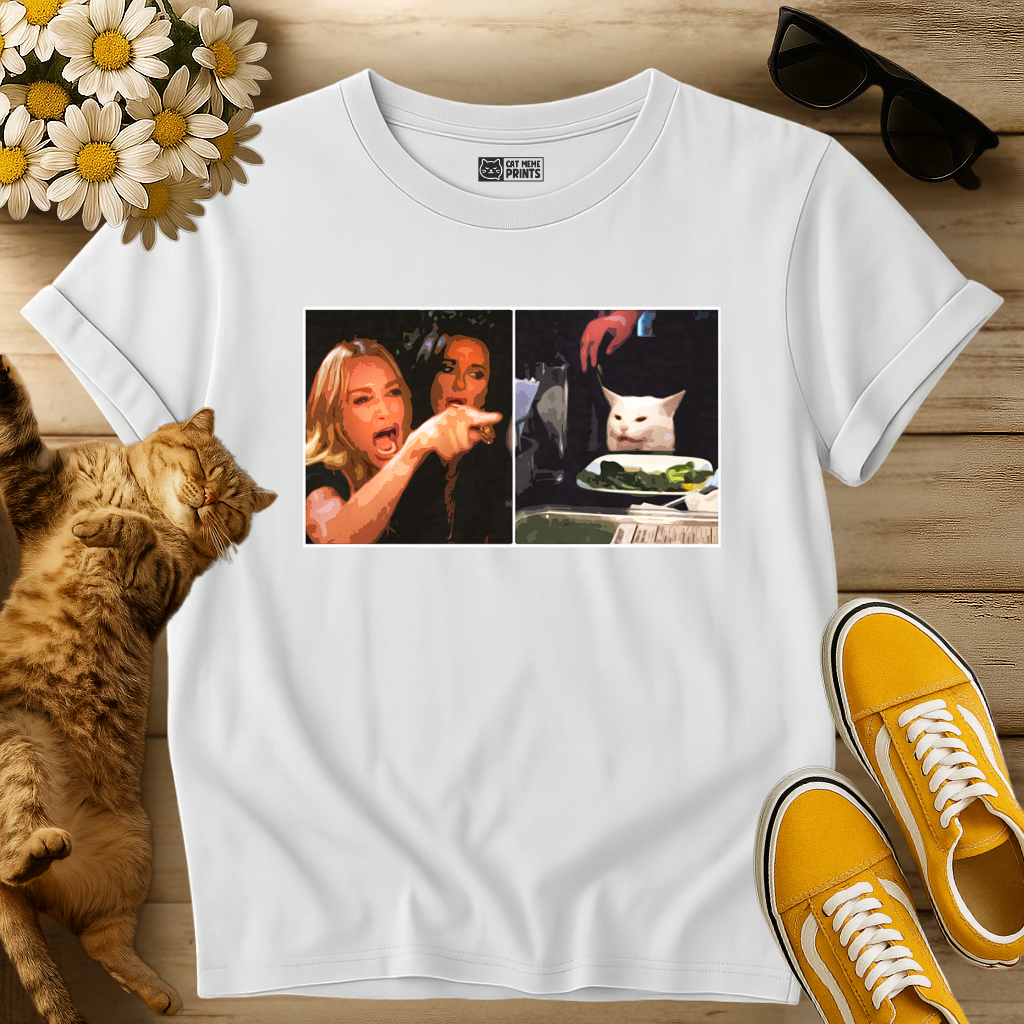 Woman Yelling at a Cat T-Shirt