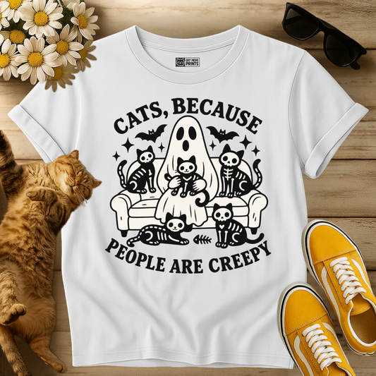 Cats Because People are Creepy T-Shirt
