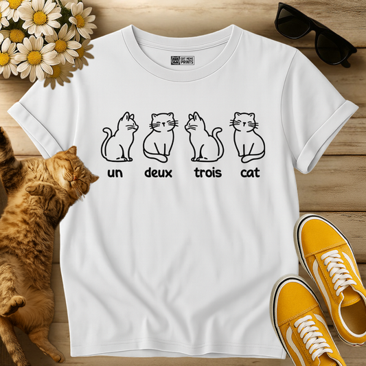 Un Deux Trois Cat T-Shirt