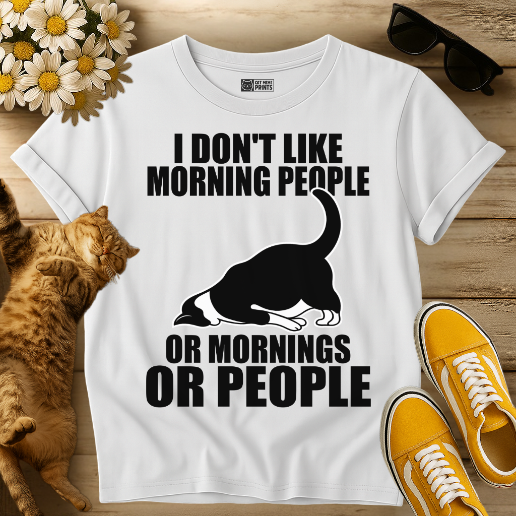I Don't Like Morning People Or Mornings Or People T-Shirt